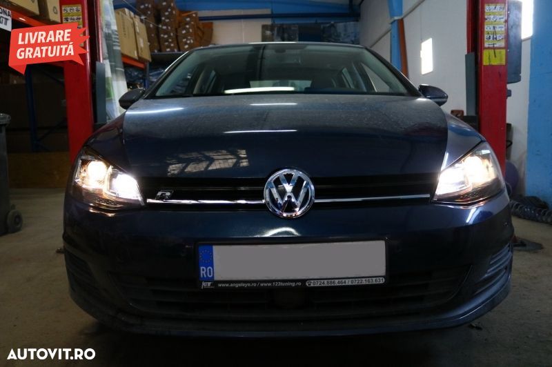 Faruri LED Bi-Xenon Look VW Golf 7 VII (2012-2017) Facelift G7.5 R Line Design cu - livrare gratuita - 8