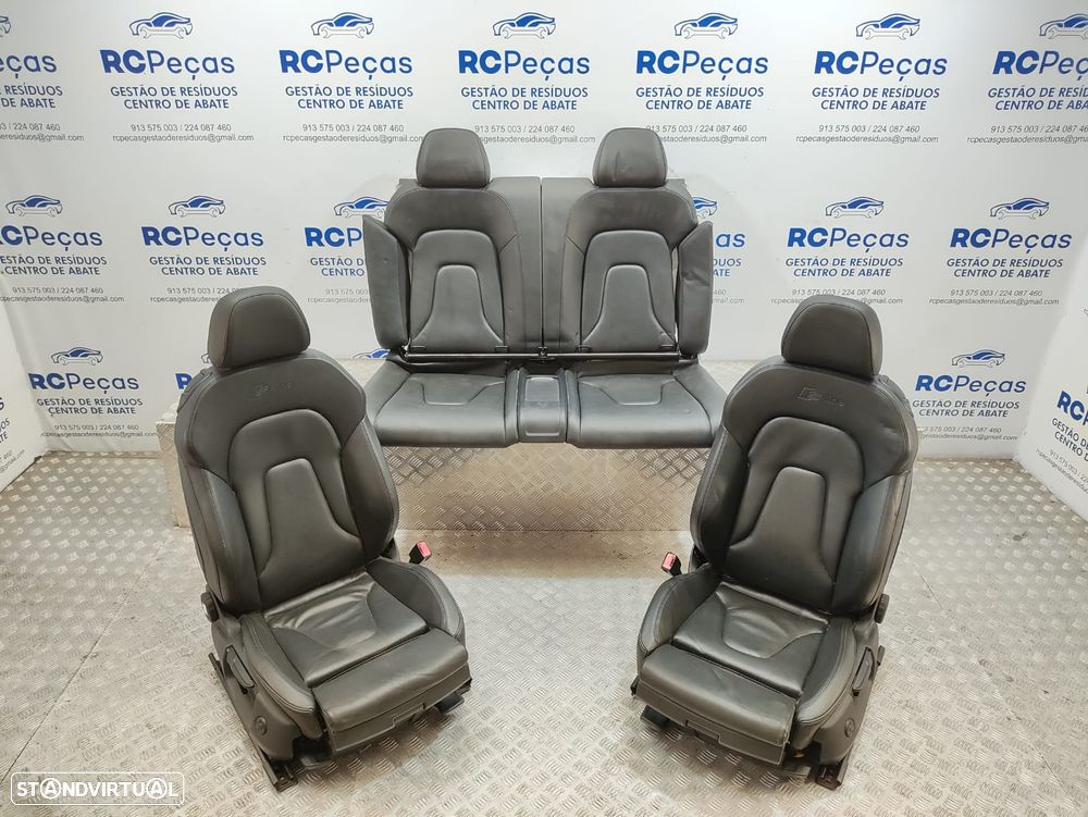 Conjunto Bancos Originais Pele Audi A5 8T S-Line Cabrio - 10