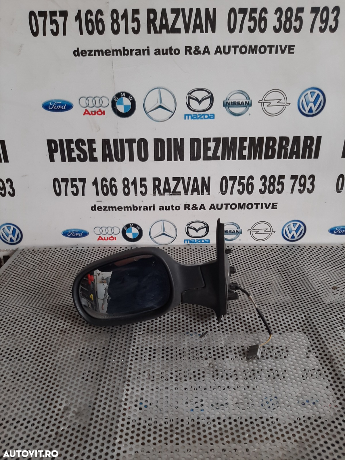 Oglinda Stanga Electrica Nissan Micra Model 2003-2004-2005-2006-2007-2008-2009 Vanduta De Firma Cu - 3