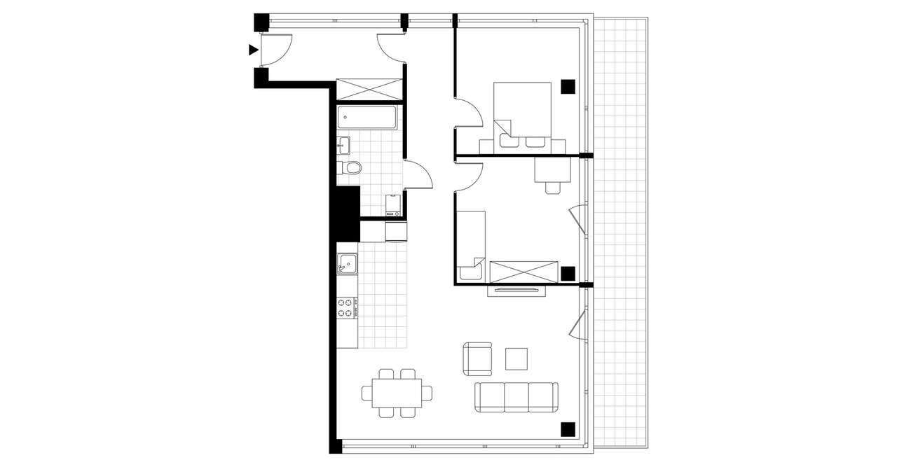3-pokojowe mieszkanie 71m2 + balkon Bezpośrednio - Pełny obrazek: 4/21