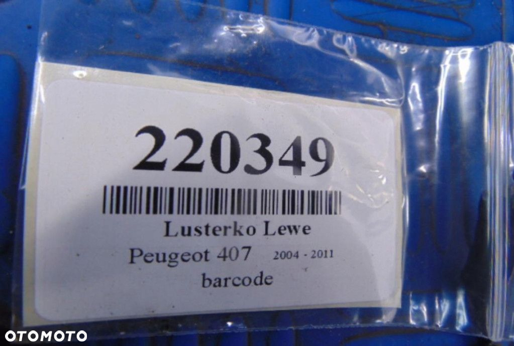 PEUGEOT 407 LUSTERKO LEWE STAN WIDOCZNY NA ZDJĘCIU - 7