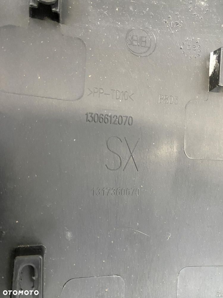 Boxer Jumper Ducato L3 17- Listwa Bok Lewa Błotnik Lewy tył Czarna - 5