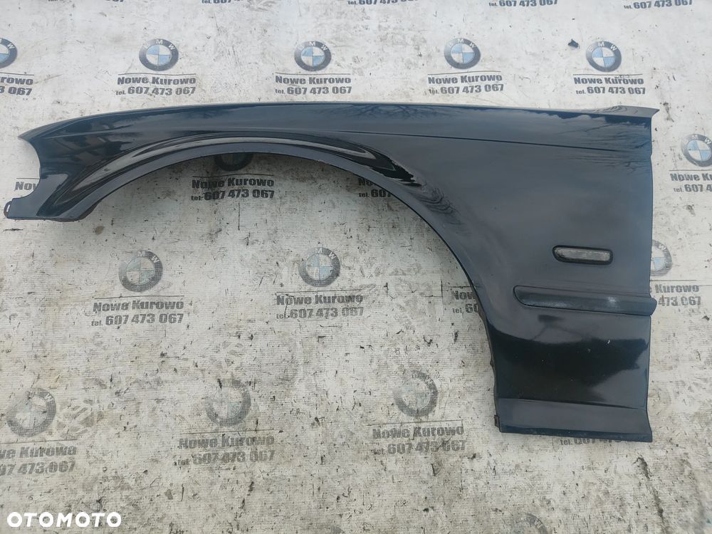 BMW E46 Sedan Kombi przed liftingiem Błotnik Lewy Cosmosschwarz 303/9 - 1