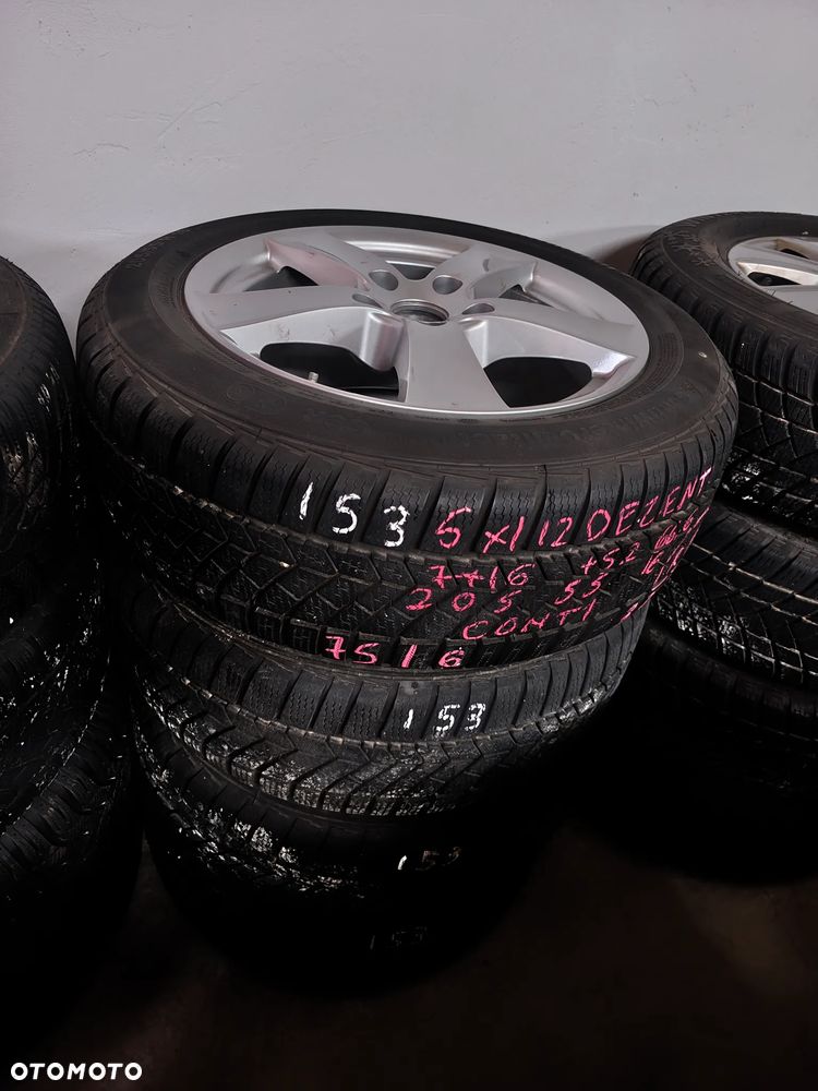 5x112 Felgi Aluminiowe Alufelgi 16 Koła Zimowe Zima MINI CLUBMAN BMW SERIA 1 F40 2 GC Gran Coupe F44 AUDI A3 8P 8V A6 C5 SEAT Altea Alhambra SKODA Octavia II 2 III 3 VW GOLF 5 6 CADDY TOURAN SHARAN JETTA 7,5mm Legnica ALU-RAD 205/55 - 2