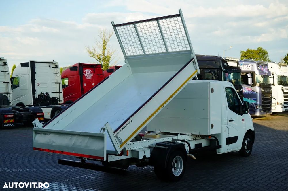 Renault MASTER / BASCULATOR SPATE / 3 LOCURI / DOUĂ TRANSMISII / MANUALĂ / IMPORTATĂ / - 6
