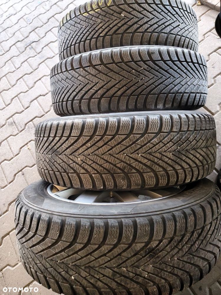 Koła aluminiowe zimowe seat VW skoda 205/55/16 Pirelli 5x112 - 3