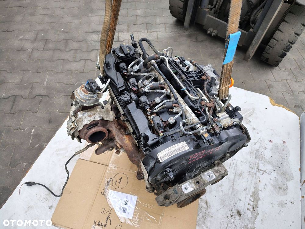 SILNIK KOMPLETNY CAY CAW BEZ NASTAWNIKA VW CADDY 3 III 1.6 TDI 96 TYŚ KM - 12