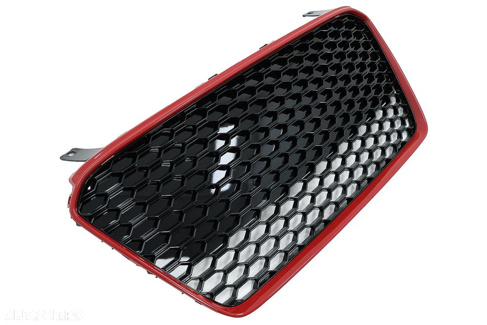 Grila Centrala compatibil cu Audi R8 42 (2013-2015) RS Design Negru Lu - 2