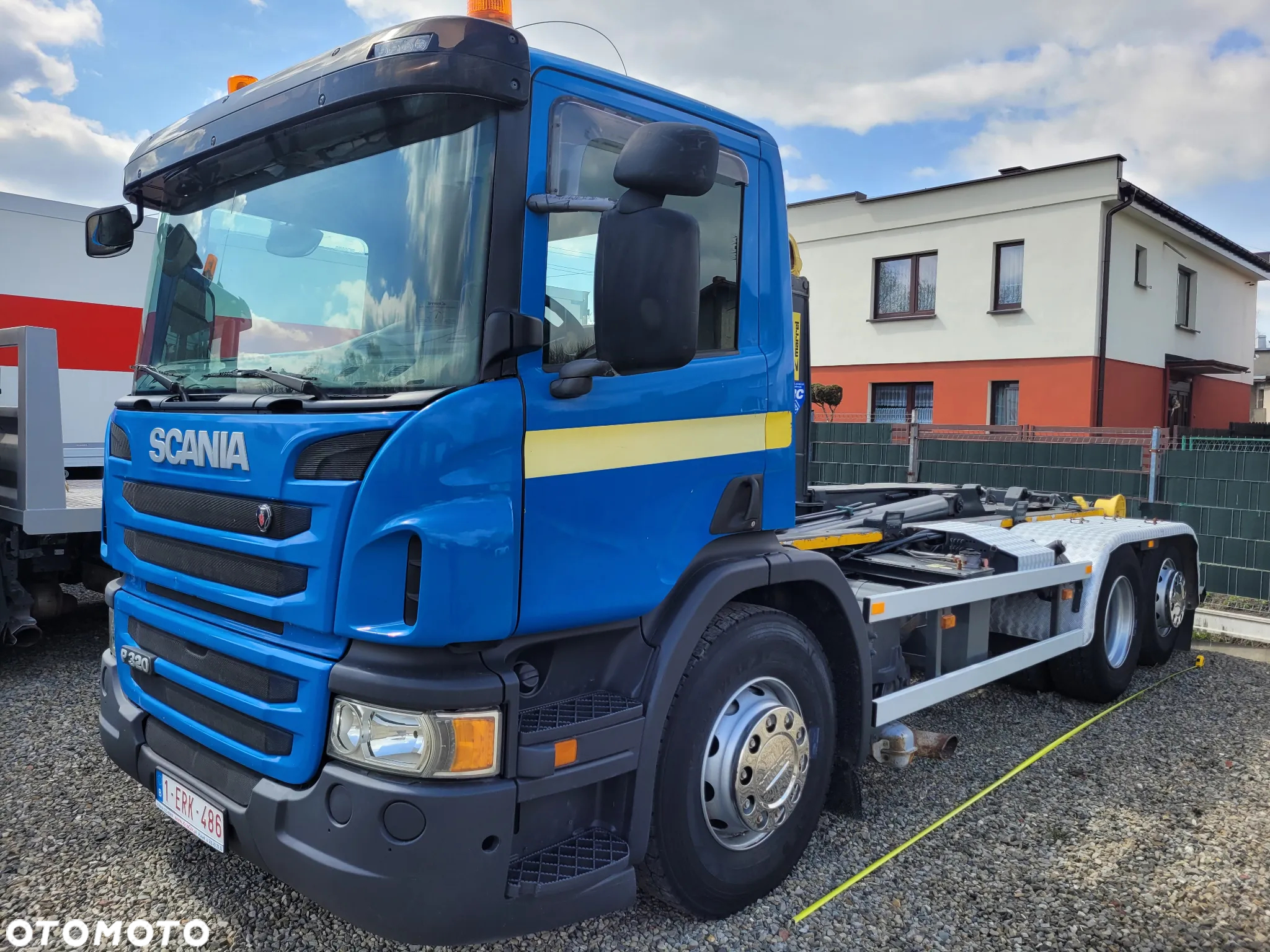 Scania P320 6x2 Hakowiec Marrel , oś skrętna - 3