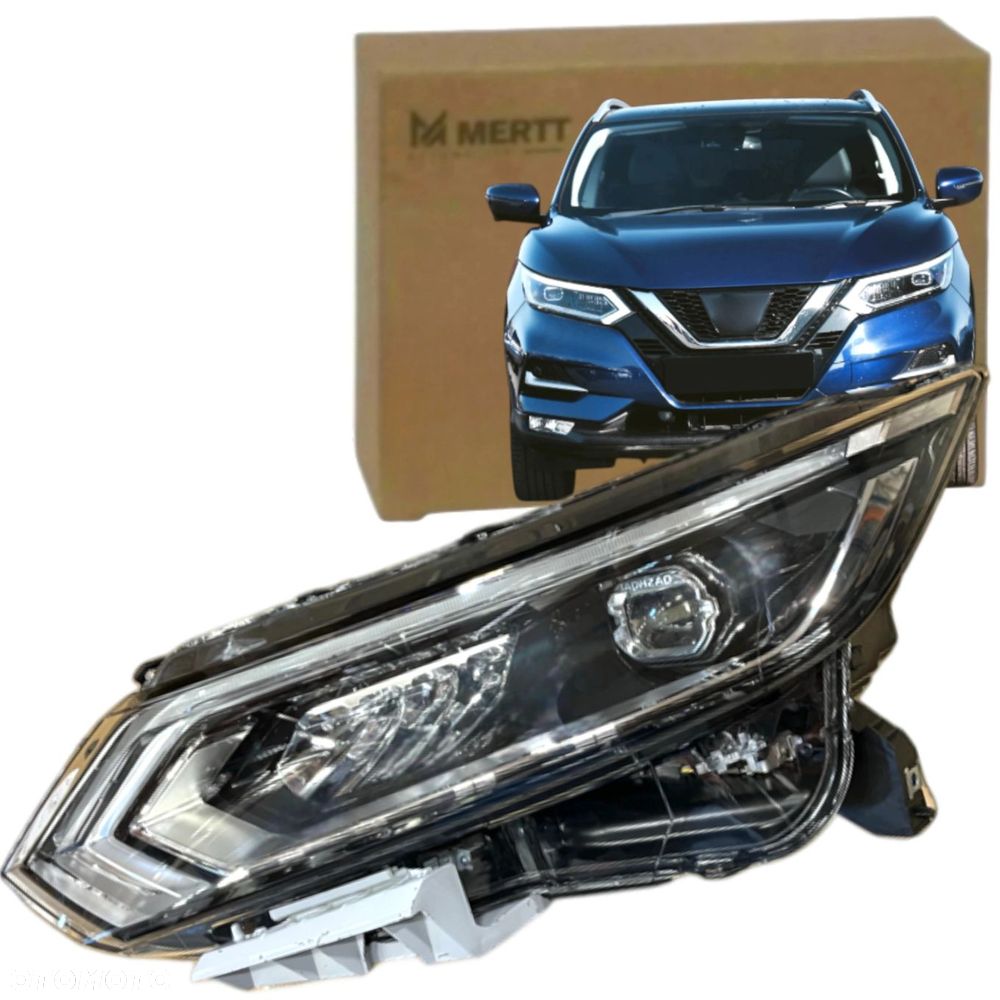 REFLEKTOR LAMPA PRZEDNIA LEWA PRAWA NISSAN QASHQAI 2 J11 2017-2021 KOMPLET - 4