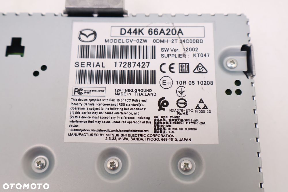 MAZDA CX-30 MODUŁ WZMACNIACZ D44K66A20A - 5