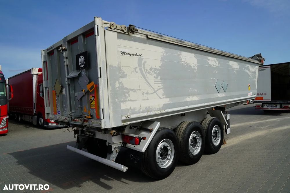 Benalu TIPPER / 30 m³ / ALUMINUM / LIFT AXLE / WEIGHT: 5,000 KG / ELECTRIC CURTAIN / IMPORTED - 8