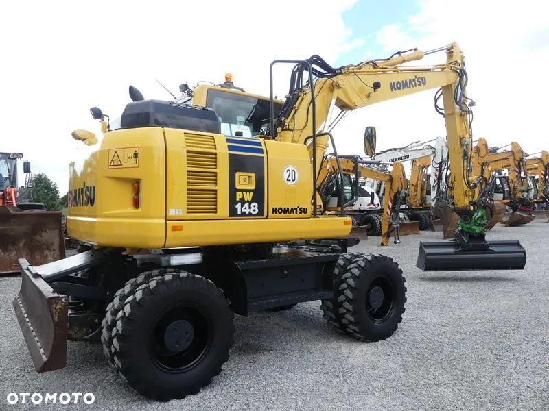 Komatsu PW148 ROTOTILT / Sprowadzona / Super Stan / - 11