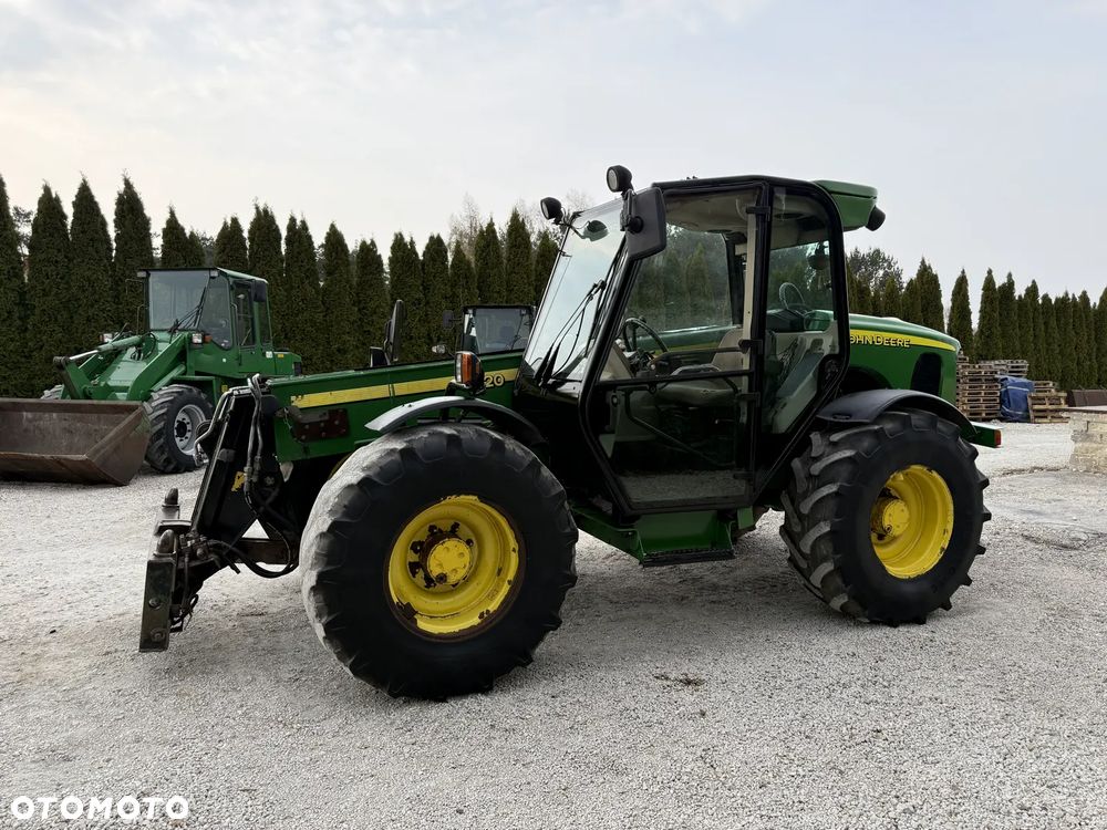 John Deere 3420 / TELESKOPOWA / 7 METRÓW / SZYBKA I MOCNA / BEZ DPF I ADBLUE / SPROWADZONA Z NIEMIEC / ŁADNIE UTRZYMANA / ORYGINAŁ / KLIMA / 33.7 26.6 42.7 38.7 531-70 532-70 735 741 634 3400 - 16