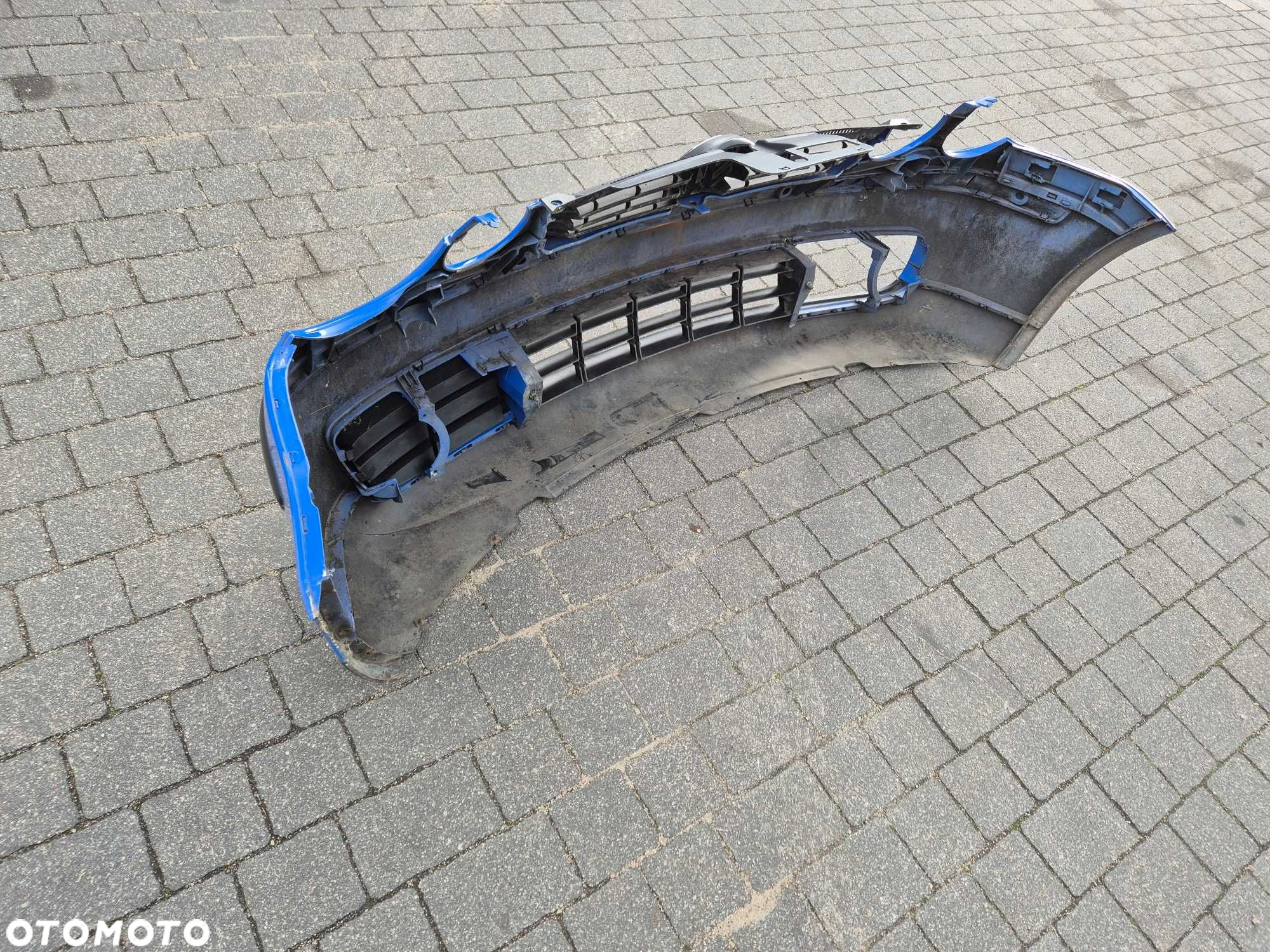 vw polo 9n oko okular zderzak przód przedni grill niebieski komplet - 6