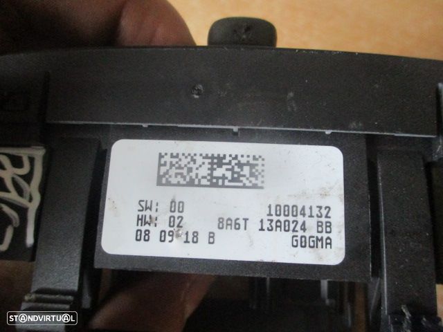 Interruptor 8A6T13A024BB FORD FIESTA 2009 1.4TDCI 70CV REGULADOR LUZES FORD FIESTA 6 FASE 1 2010 1.6TDCI 90CV 5P PRETO FORD FIESTA 4 FASE 1 2009 1.4TDCI 70CV 5P PRETO - 4