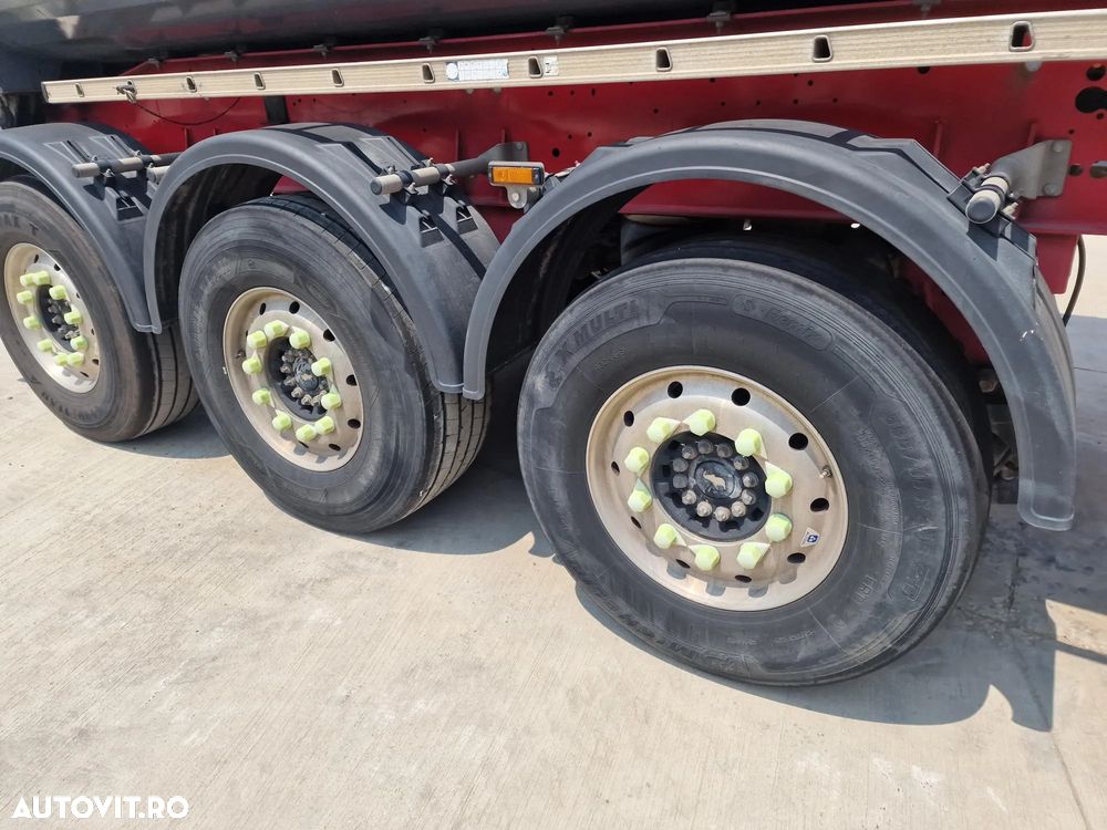 Schmitz Cargobull SKI 8,2, 28mc, basculabila, prelata, picioare sprijin, jante ALUMINIU, bara protectie spate-22900 EUR+Tva, posibilitate leasing, otel HARDOX, prelungire finisor, Carte de identitate, posibilitate leasing-PROMOTIE 22900 Eur+Tva - 7