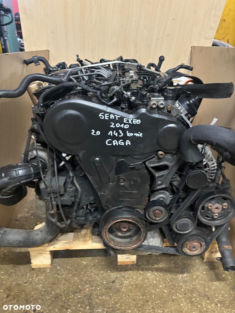 SILNIK KOMPLETNY AUDI SEAT EXEO A4 A5 Q5 2.0 TDI CAG CAGA 105KW 143KM EUROPA - 1