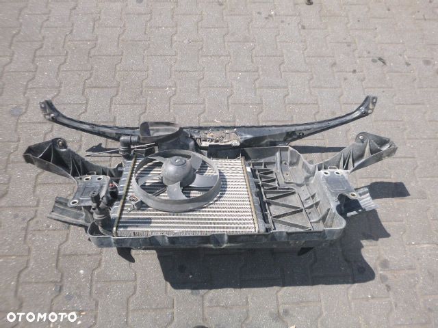 PAS PRZEDNI WZMOCNIENIE CZOŁOWE CHŁODNICA WENTYLATOR KOMPLETNY SKODA FABIA I 1.4 MPI 99-05 BEZ KLIMATYZACJI - 11