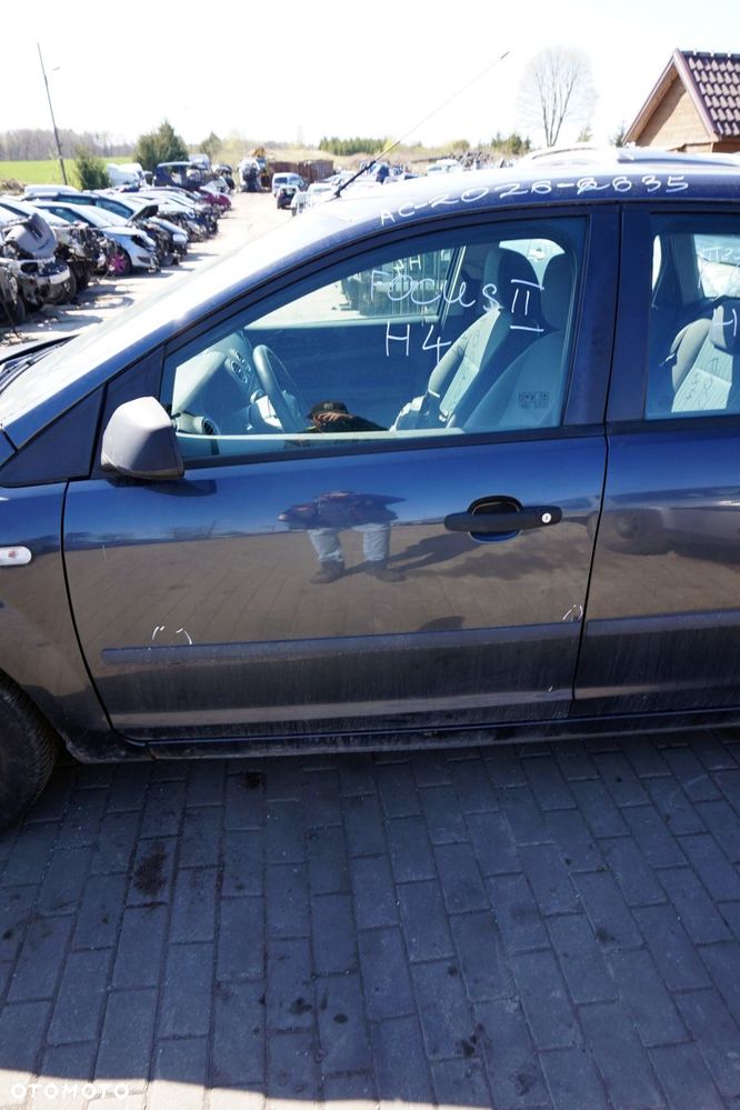 DRZWI PRZEDNIE LEWE FOCUS II MK2 KOMBI H4  SZARY SEA GREY FORD 2004-2008 - 1