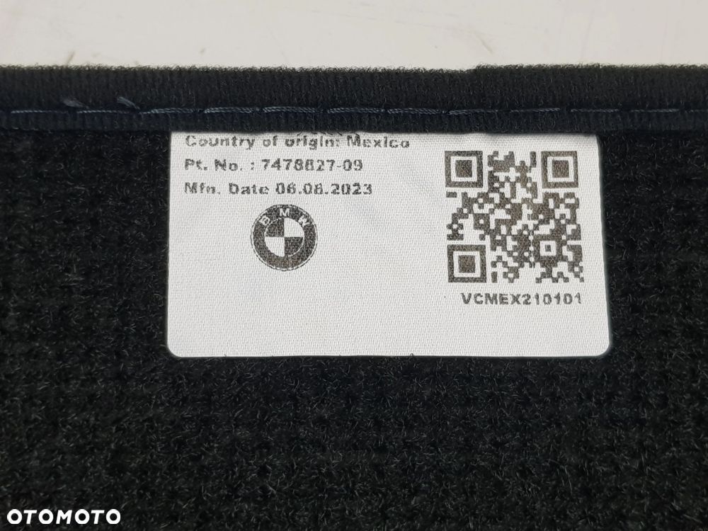 NOWY ORYGINALNY Dywanik samochodowy welurowy 3 rząd BMW X5 G05 7478827 - 4