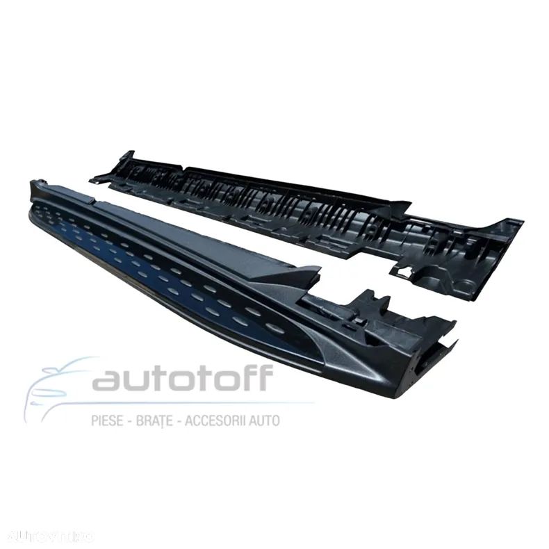 Praguri laterale Mercedes ML GLE W166 (11-18) din aluminiu Black Design - 5