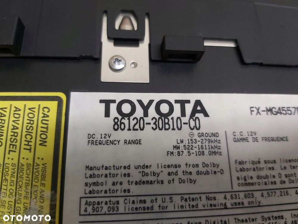 LEXUS GS III radio odtwarzacz CD kaseta 86120-30B10 - 6