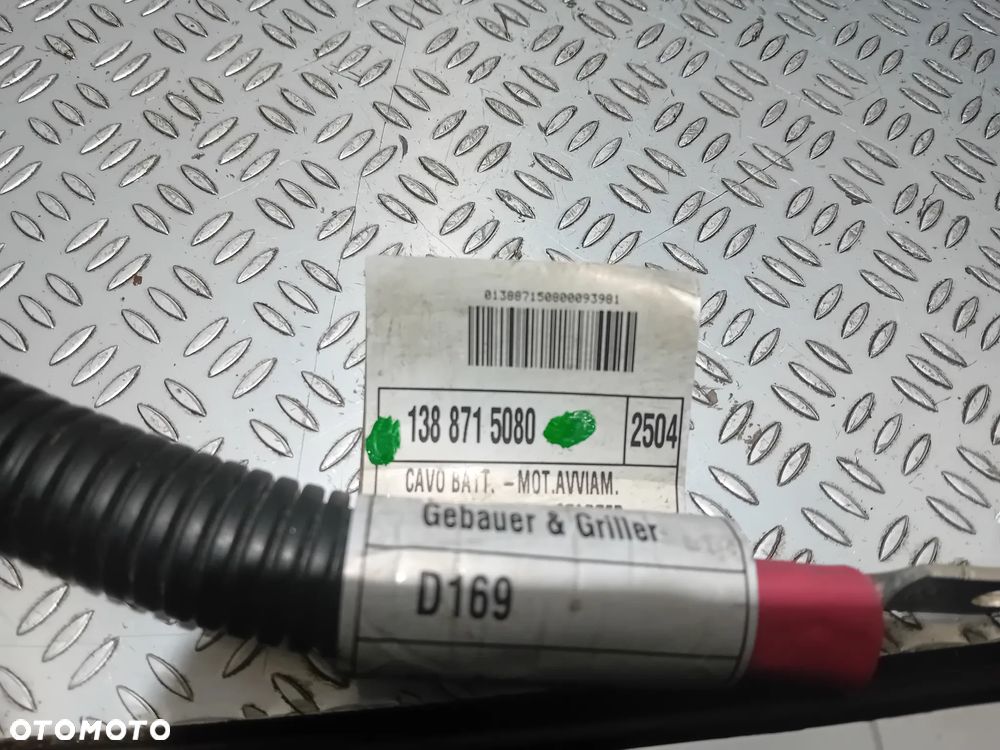 wiązka alternatora Fiat Ducato III 2.3 1388715080 - 2