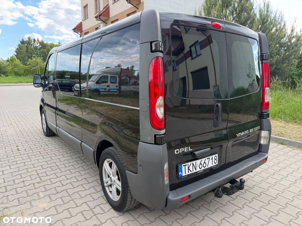 Opel VIVARO L2H1 Długi Klima Dubel Kabina 5os Brygadówka Hak Dźwig - 3