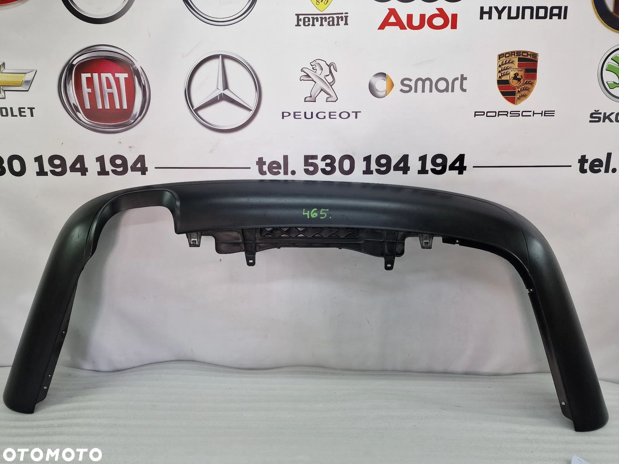 VW PASSAT B6 KOMBI 05-10 DYFUZOR / SPOJLER ZDERZAKA TYLNEGO TYLNIEGO TYŁ , NR 3C9807521A , NR AUKCJI DT465 - 1