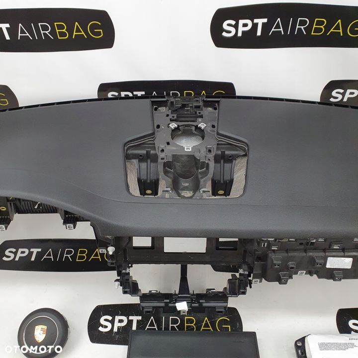 PORSCHE CAYENNE III 3 9Y0 DESKA ROZDZIELCZA KONSOLA KOKPIT PULPIT PODUSZKI AIRBAG AIR BAG PASY KIT SET - 3
