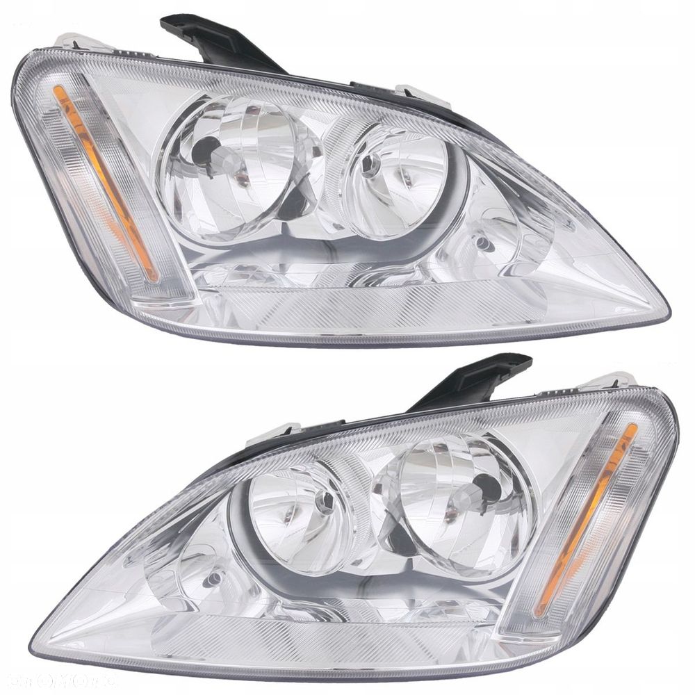 Reflektor Lampa Przód Tyc Ford Focus C-max Cmax I 1 Mk1 2003-2007 kpl - 1