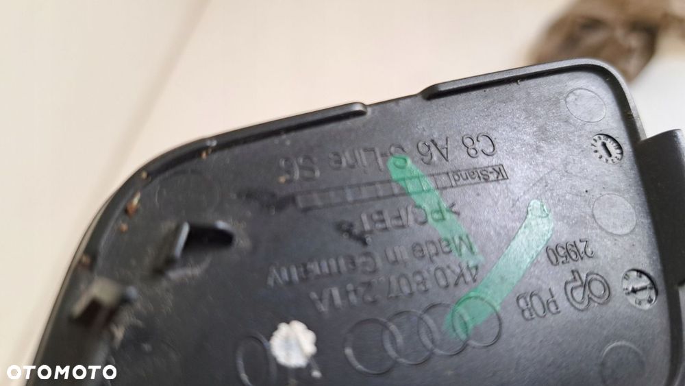 Zaślepka haka przód AUDI A6 C8 4K0 S line S6 - 5