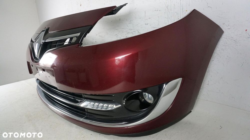 ZDERZAK PRZÓD PRZEDNI RENAULT GRAND SCENIC 3 III LIFT TENNM 13-16 LED DRL - 6