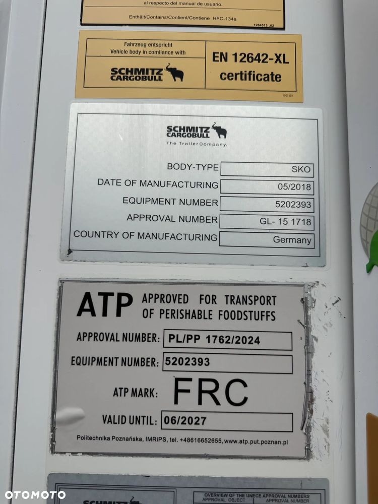 Schmitz Cargobull Chłodnia ,Doppelstock, Thermo King SLXi 300, Kwiatowa 2,50m - 35