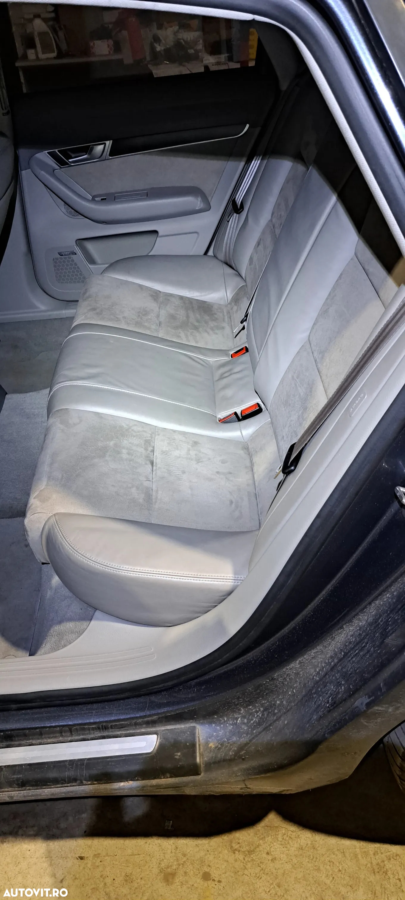VIDEO INTERIOR Scaune alcantara gri cu fete portiere  A6 C6 - 5