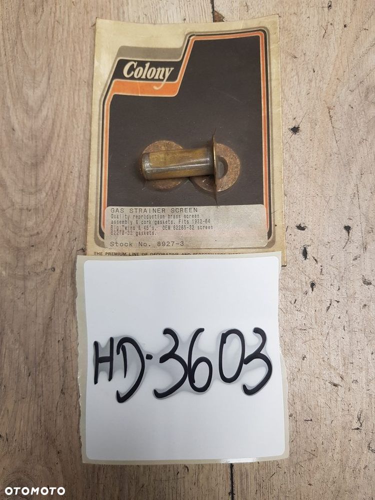 Zestaw naprawczy filtra siatkowego przewodu paliwowego Harley Knucklehead 62265-32 - 1