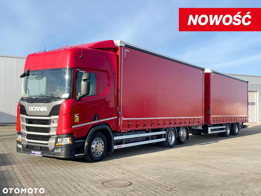Scania R410 / ZESTAW TANDEM 120 M3 / 7,75 M + 7,75 M / SALON PL - 1