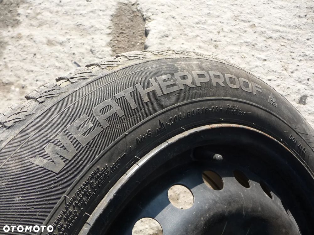 16” - NOKIAN - 205/60 , r16 cali - ZIMOWE Opony WEATHERPROOF - stan BDB - GWARANCJA !! + Możliwy MONTAŻ - 2