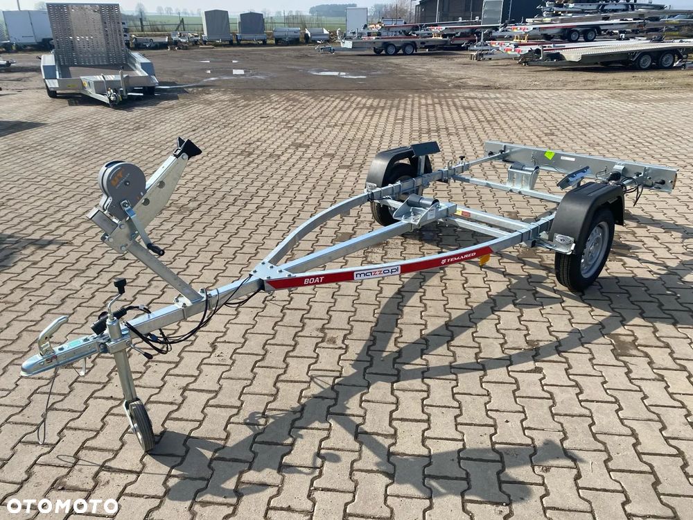 TEMARED Przyczepka podłodziowa DMC750kg łódź do 4,3m WODOODPORNE ŁOŻYSKA MOCNA - 21