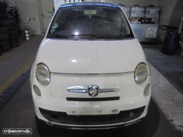 Carro MOT: 169A1000 CXVEL: 55204040  FIAT 500 2 FASE 1 2009 1.3D 75CV 3P BRANCO GASOLEO - 1