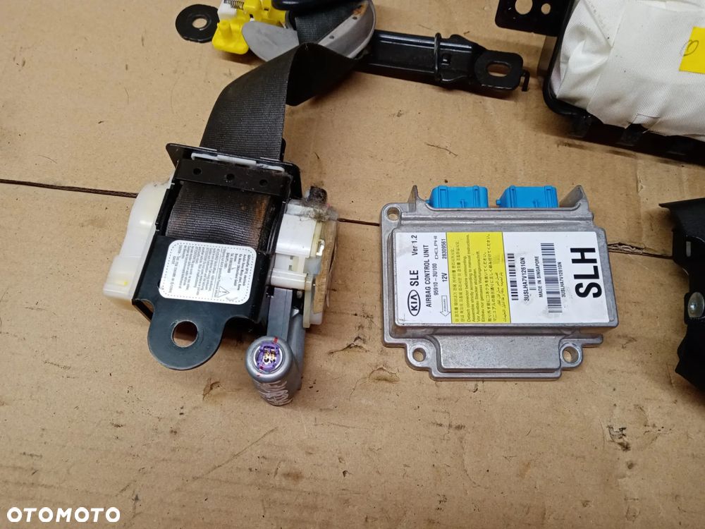 Poduszka konsoli kierowcy poduszki pasy sensor AIRBAG zestaw naprawczy Kia Sportage III - 2