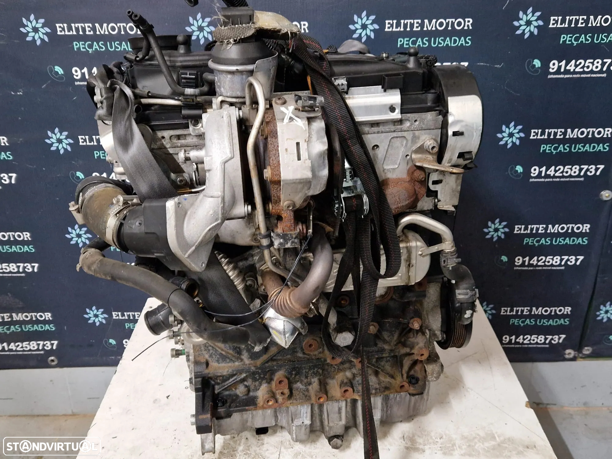 Motor usado para peças CFF VW PASSAT B7 2.0 TDI 140CV CFFB AUDI A3 8 GOLF SEAT ALHAMBRA - 2