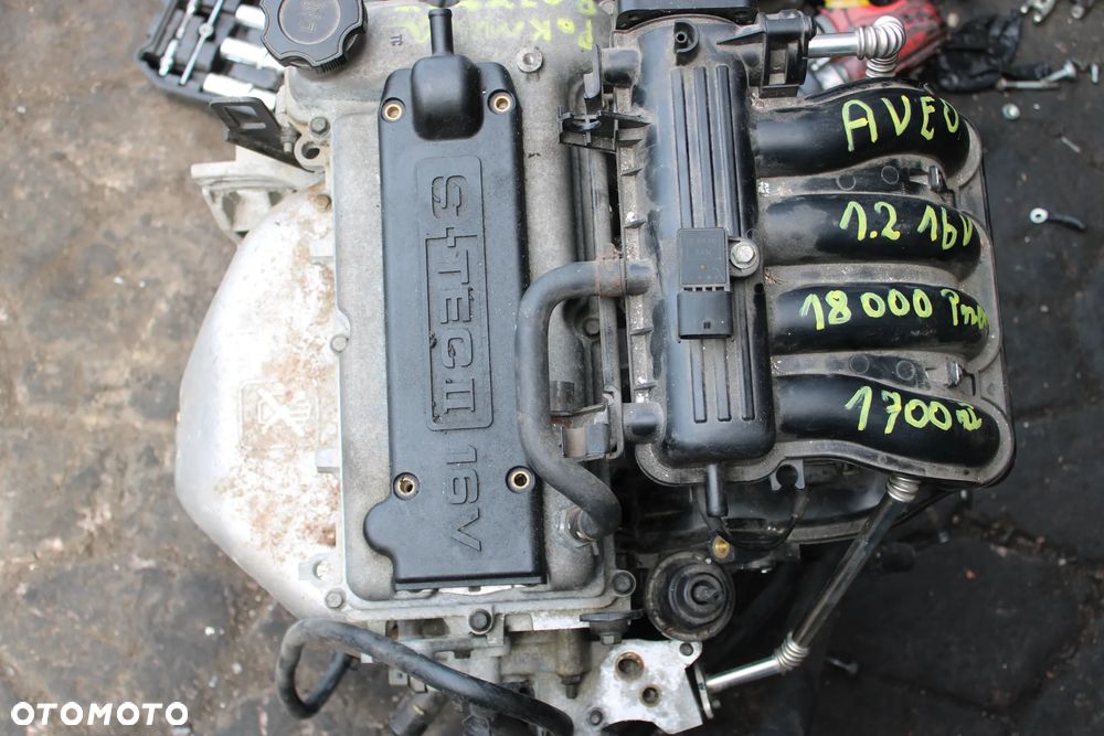 Silnik chevrolet aveo 1,2 16 v B12D1