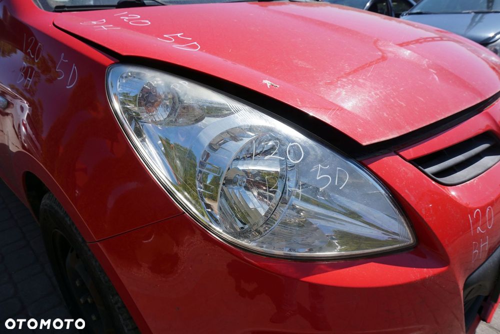 MASKA ZDERZAK BŁOTNIKI LAMPY I20 I BH  HYUNDAI 2008-2012 CZERWONY PRZÓD KOMPLETNY - 19