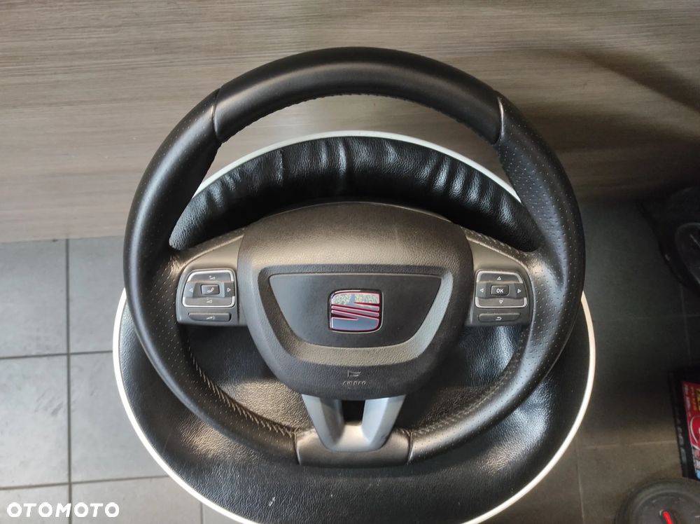 KIEROWNICA SKÓRZANA SKÓRA MULTIFUNKCJA AIR BAG SEAT LEON 2 LIFT ALTEA LIFT ALTEA XL LIFT TOLEDO 3 LIFT WYSYŁKA !!!! - 5