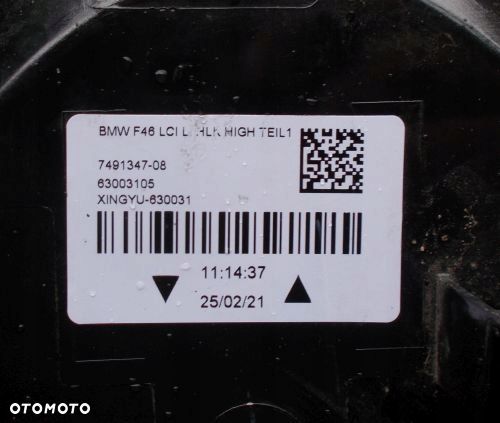 BMW X1 F48 LEWA TYLNA LAMPA LED ORYGINAŁ EUROPA - 6