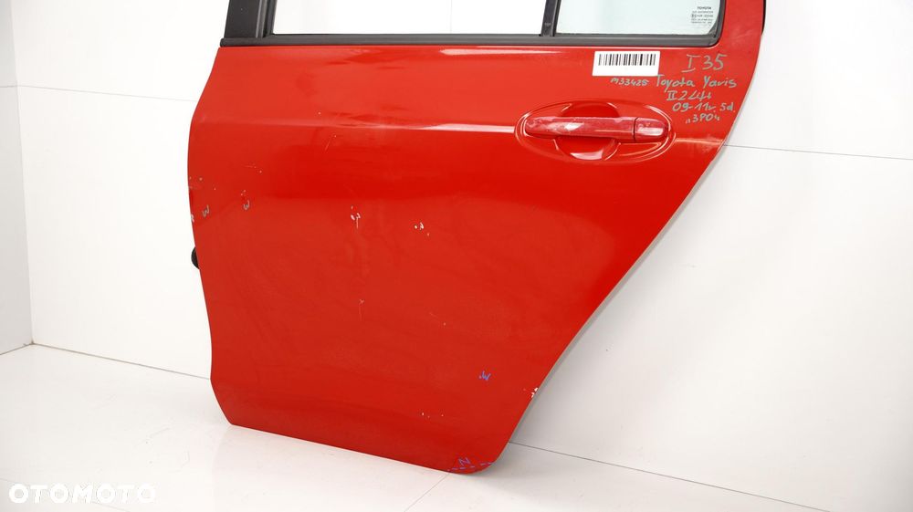 DRZWI LEWY TYŁ TYLNE TOYOTA YARIS II LIFT 09-11R 3PO - 4
