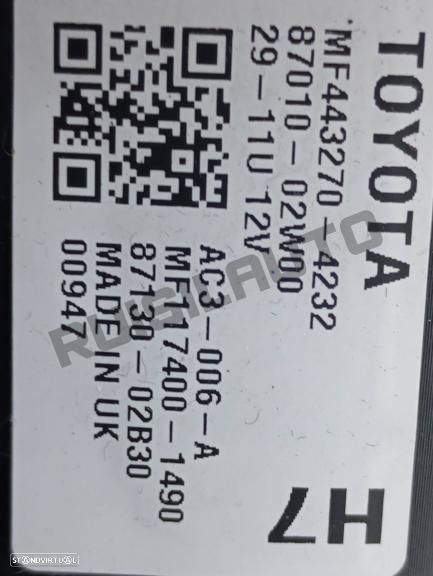 Caixa Sofagem 87130-02b30 Toyota Auris Ii (e18) [2012_2018] 1.8 - 3