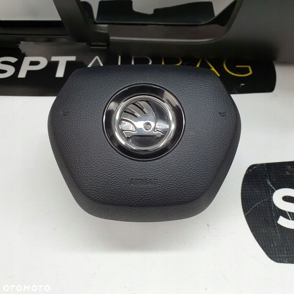 SKODA SUPERB 3 III 3V0 LIFT DESKA ROZDZIELCZA KONSOLA KOKPIT PULPIT PODUSZKI AIRBAG AIR BAG PASY KURTYNY KIT SET - 7